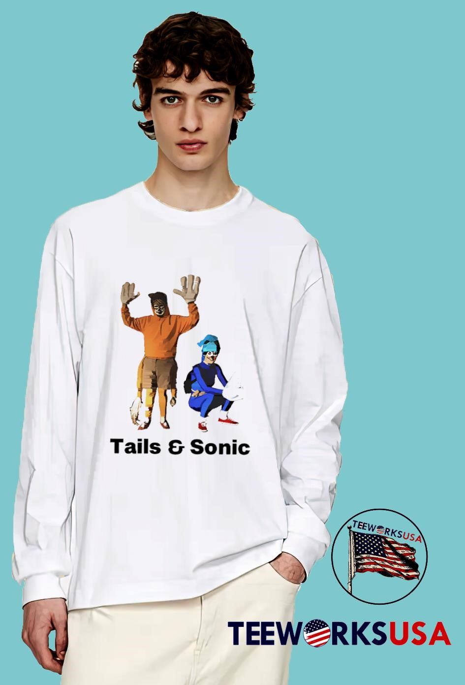Brittany and michael tails - Adult & Kids T-Shirts, Sweatshirts & Hoodies apparel design preview 4