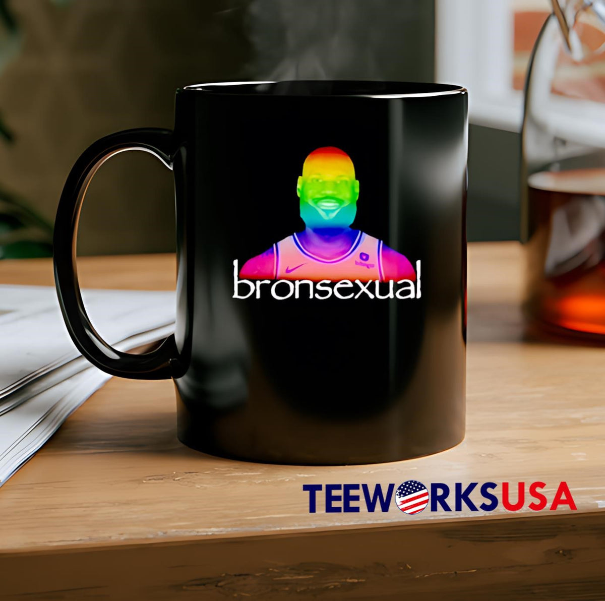 Bronsexual LeBron James meme pride - Adult & Kids T-Shirts, Sweatshirts & Hoodies apparel design preview 2