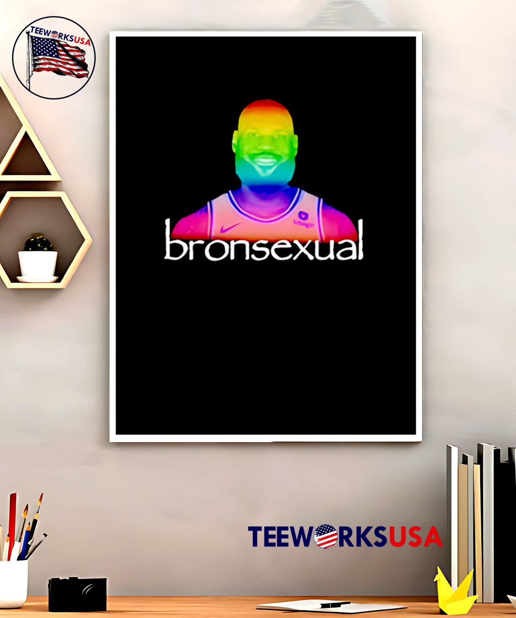 Bronsexual LeBron James meme pride - Adult & Kids T-Shirts, Sweatshirts & Hoodies apparel design preview 5