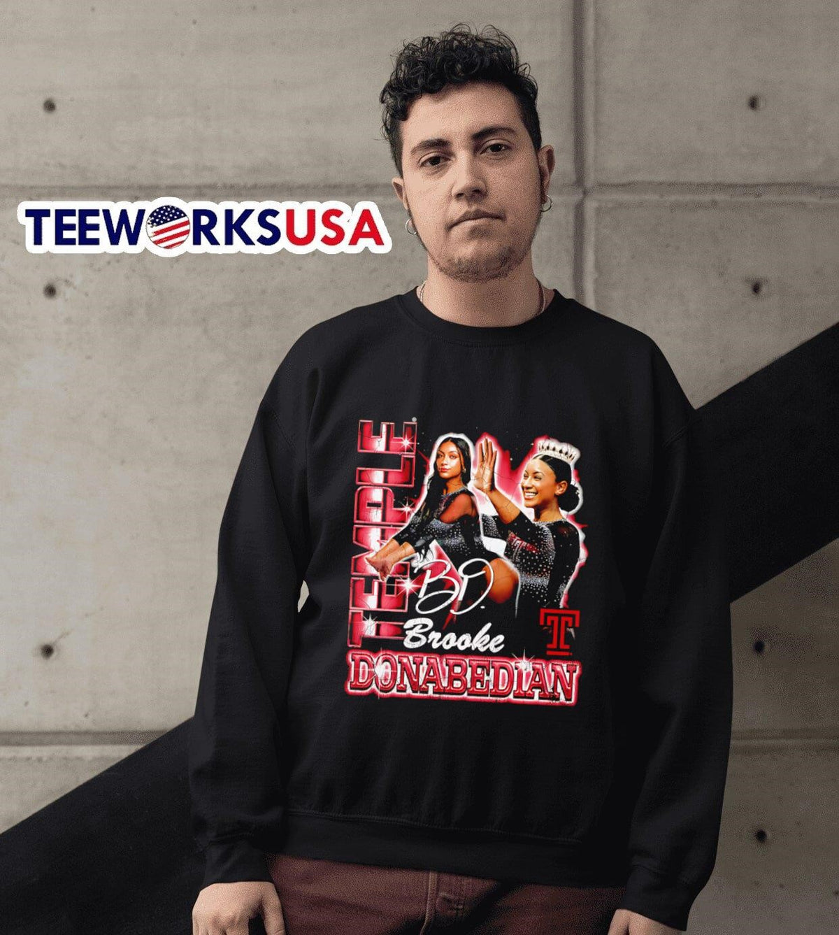 Brooke Donabedian Temple 90s retro - Adult & Kids T-Shirts, Sweatshirts & Hoodies apparel design preview 6