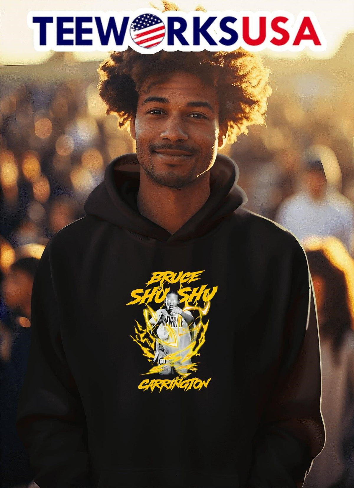 Bruce Carrington shu lightning - Adult & Kids T-Shirts, Sweatshirts & Hoodies apparel design preview 2