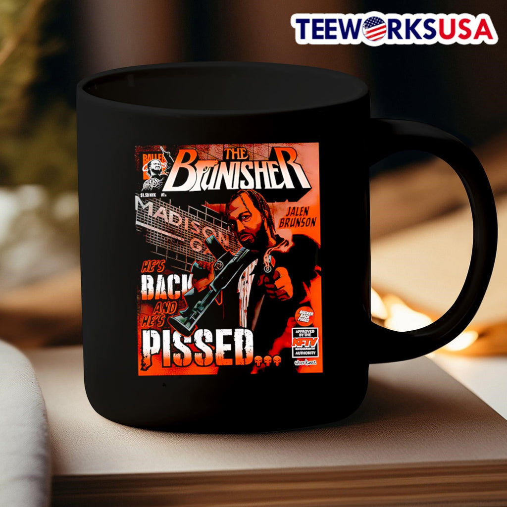 Brunisher x KFTV he's is back and pissed - Adult & Kids T-Shirts, Sweatshirts & Hoodies apparel design preview 3