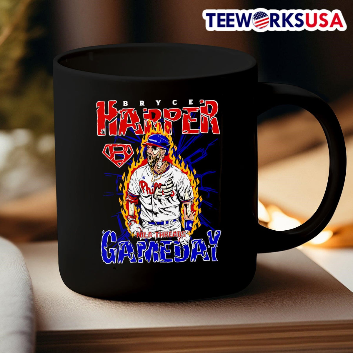 Bryce Harper Gameday graphic - Adult & Kids T-Shirts, Sweatshirts & Hoodies apparel design preview 3