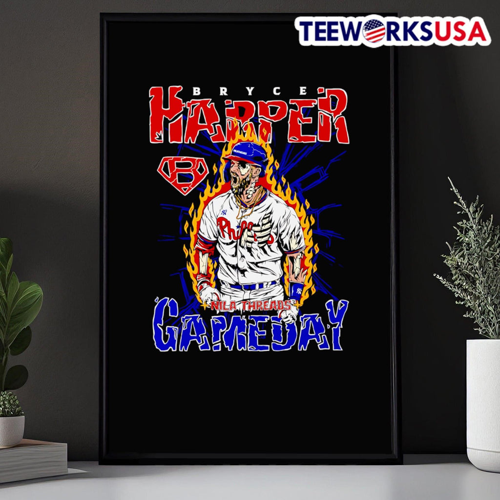 Bryce Harper Gameday graphic - Adult & Kids T-Shirts, Sweatshirts & Hoodies apparel design preview 5