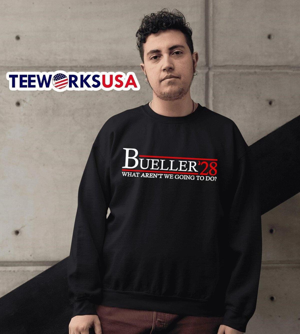 Bueller 28 what aren't we going to do - Adult & Kids T-Shirts, Sweatshirts & Hoodies apparel design preview 3