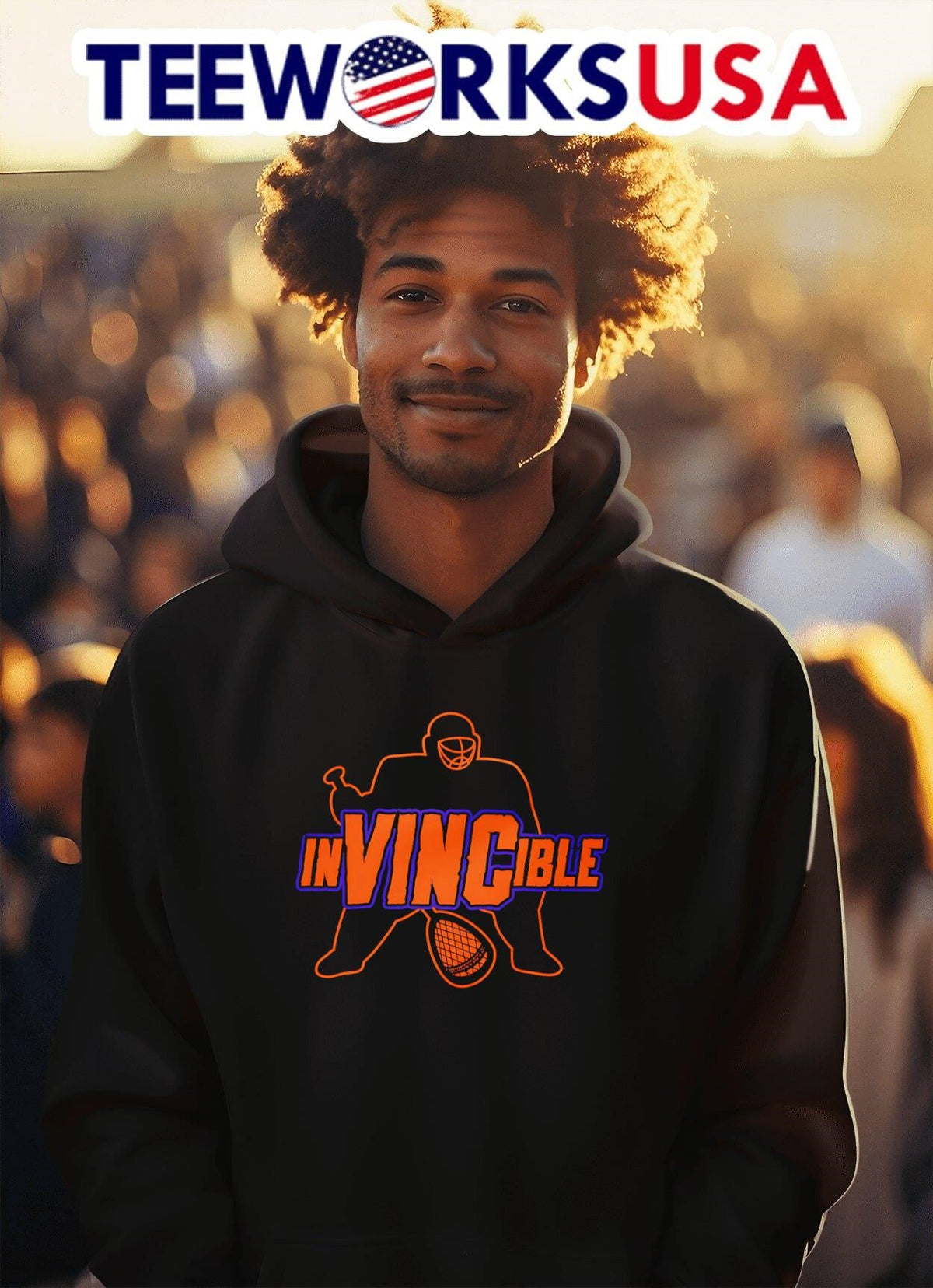 Buffalo In-VINC-ible - Adult & Kids T-Shirts, Sweatshirts & Hoodies apparel design preview 2