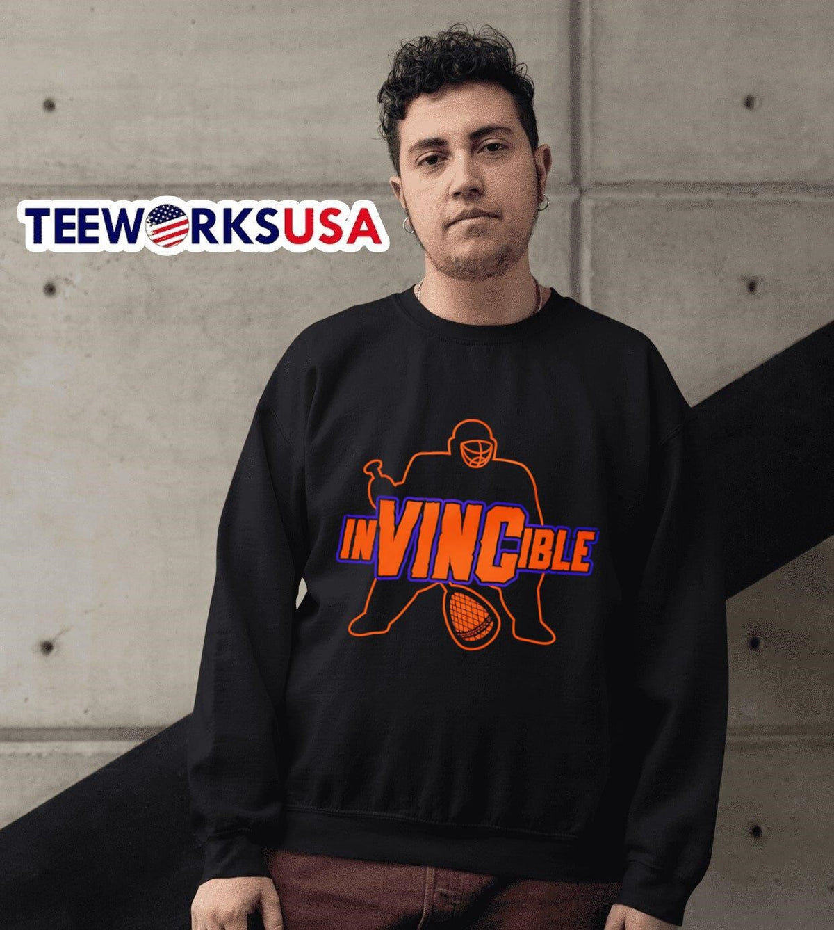 Buffalo In-VINC-ible - Adult & Kids T-Shirts, Sweatshirts & Hoodies apparel design preview 6