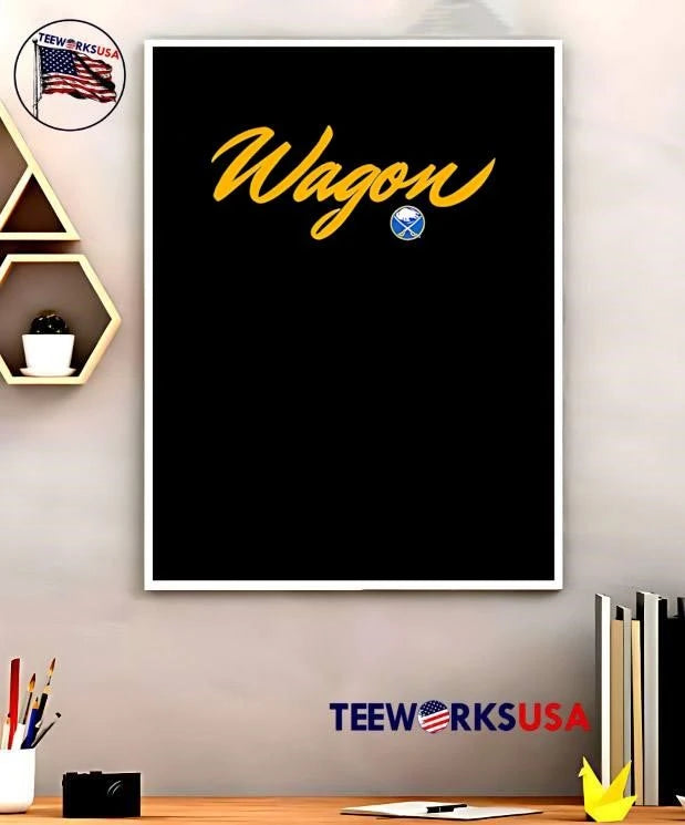 Buffalo Sabres Wagon - Adult & Kids T-Shirts, Sweatshirts & Hoodies apparel design preview 5