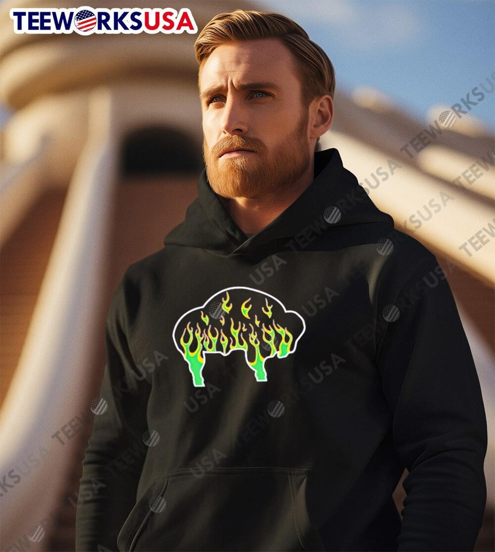 Buffalo The Old Pink Funny - Adult & Kids T-Shirts, Sweatshirts & Hoodies apparel design preview 2