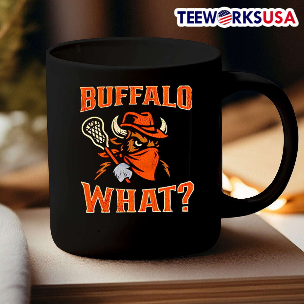 Buffalo what lacrosse - Adult & Kids T-Shirts, Sweatshirts & Hoodies apparel design preview 3