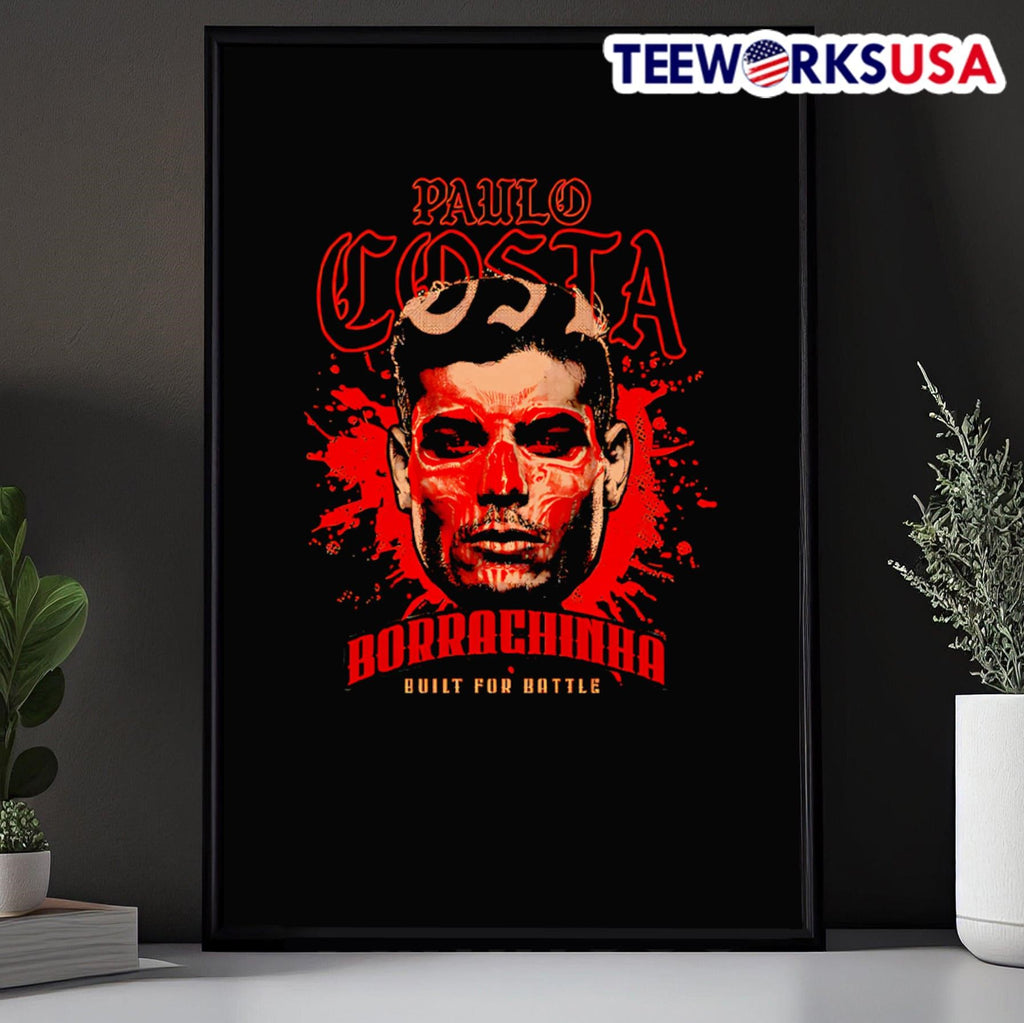 Built for Battle Paulo Costa - Adult & Kids T-Shirts, Sweatshirts & Hoodies apparel design preview 5
