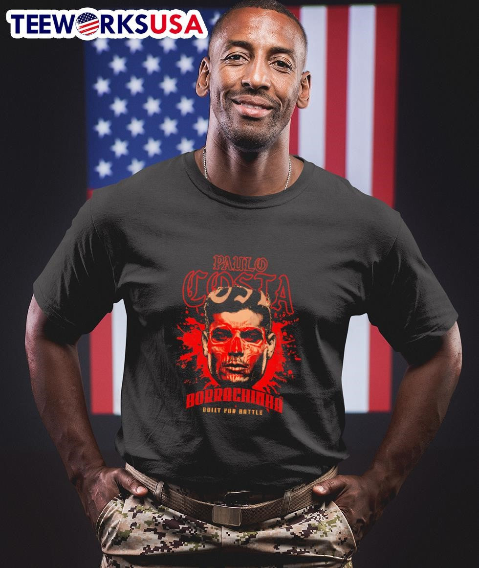 Built for Battle Paulo Costa - Adult & Kids T-Shirts, Sweatshirts & Hoodies apparel design preview 1