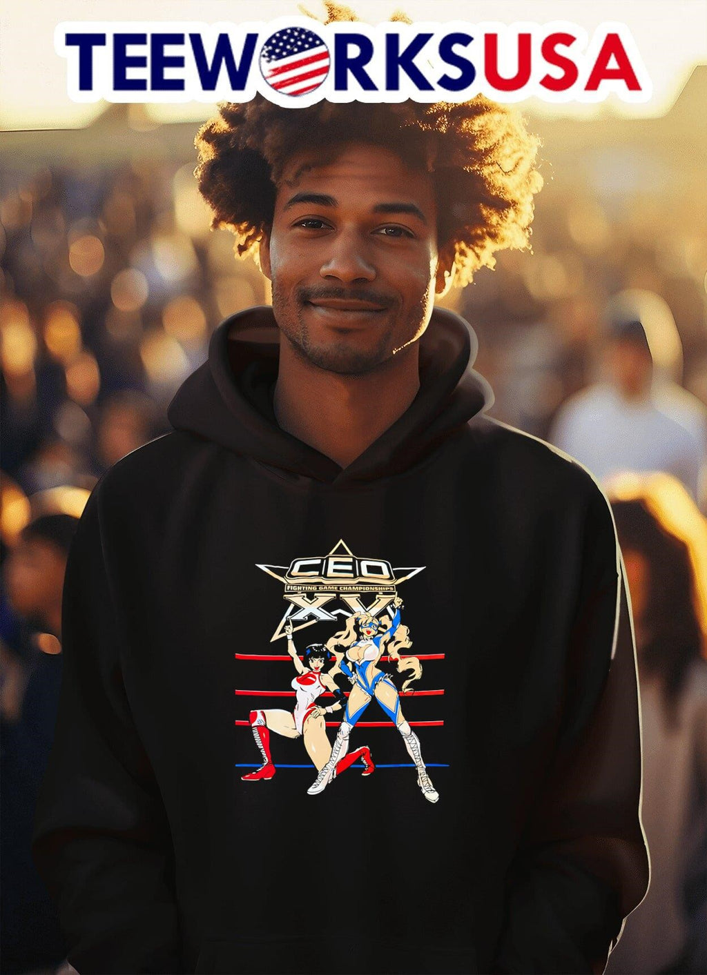 CEO 2025 fighting game Championships - Adult & Kids T-Shirts, Sweatshirts & Hoodies apparel design preview 2