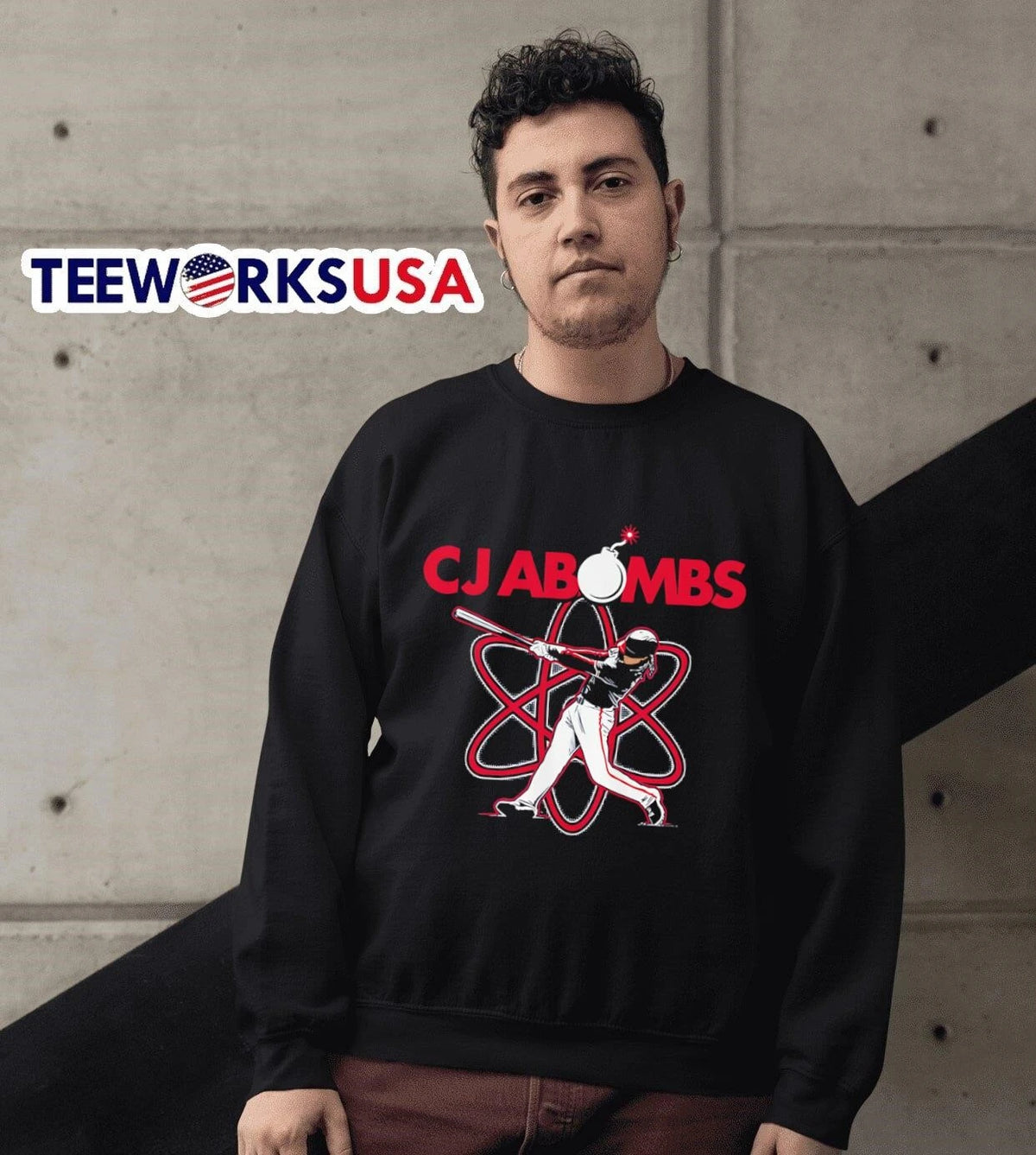 CJ Abrams ABombs - Adult & Kids T-Shirts, Sweatshirts & Hoodies apparel design preview 6