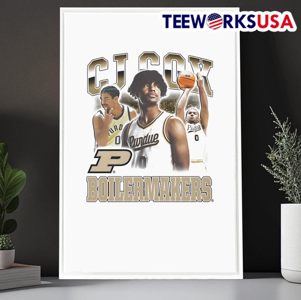 CJ Cox Boilermakers 90s retro - Adult & Kids T-Shirts, Sweatshirts & Hoodies apparel design preview 6