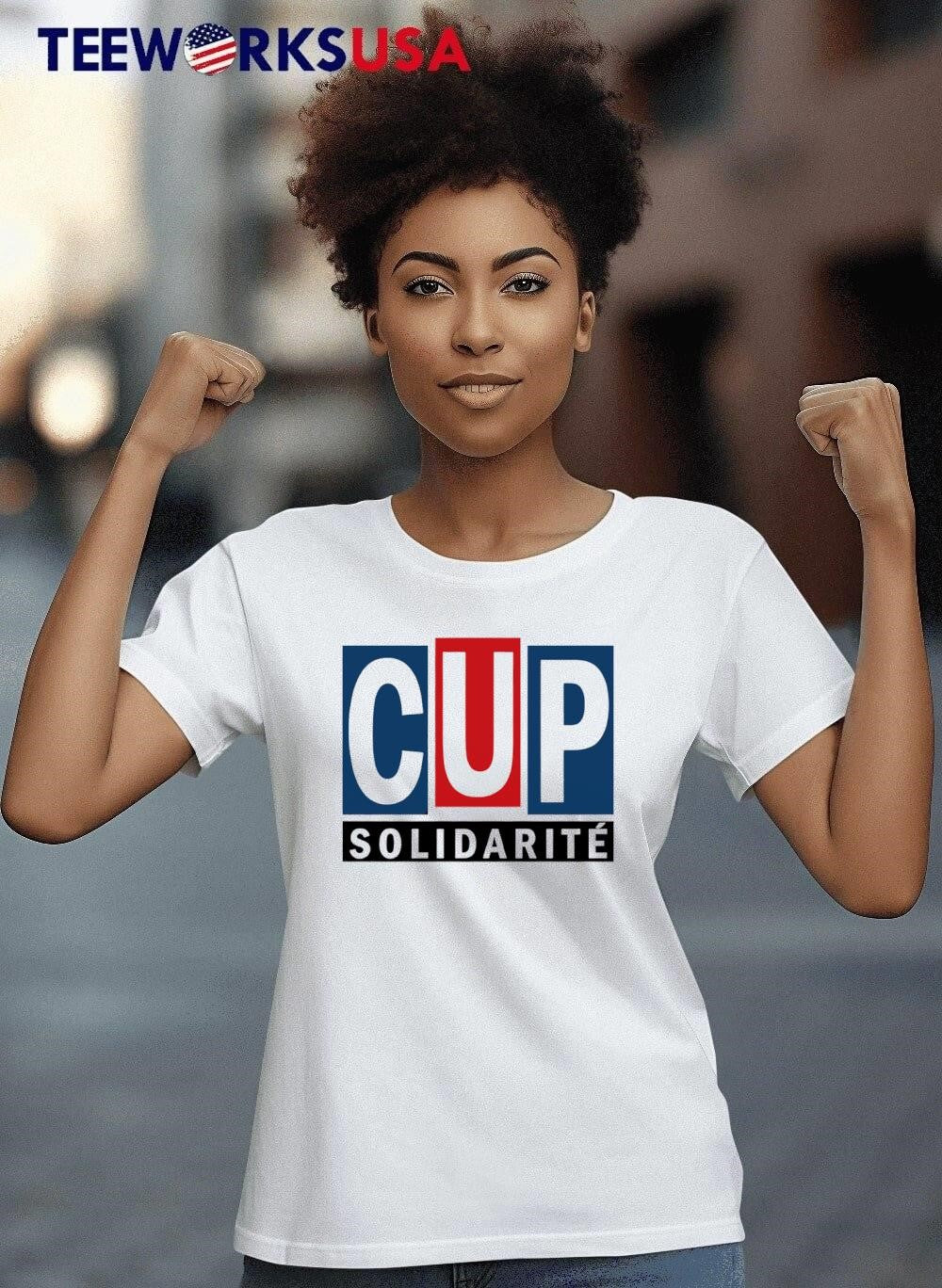 CUP Solidarity Red White Blue Logo - Adult & Kids T-Shirts, Sweatshirts & Hoodies apparel design preview 6