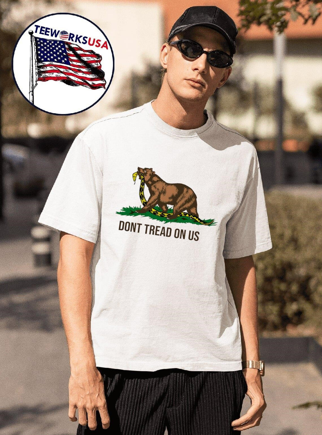California dont tread on us - Adult & Kids T-Shirts, Sweatshirts & Hoodies apparel design preview 1
