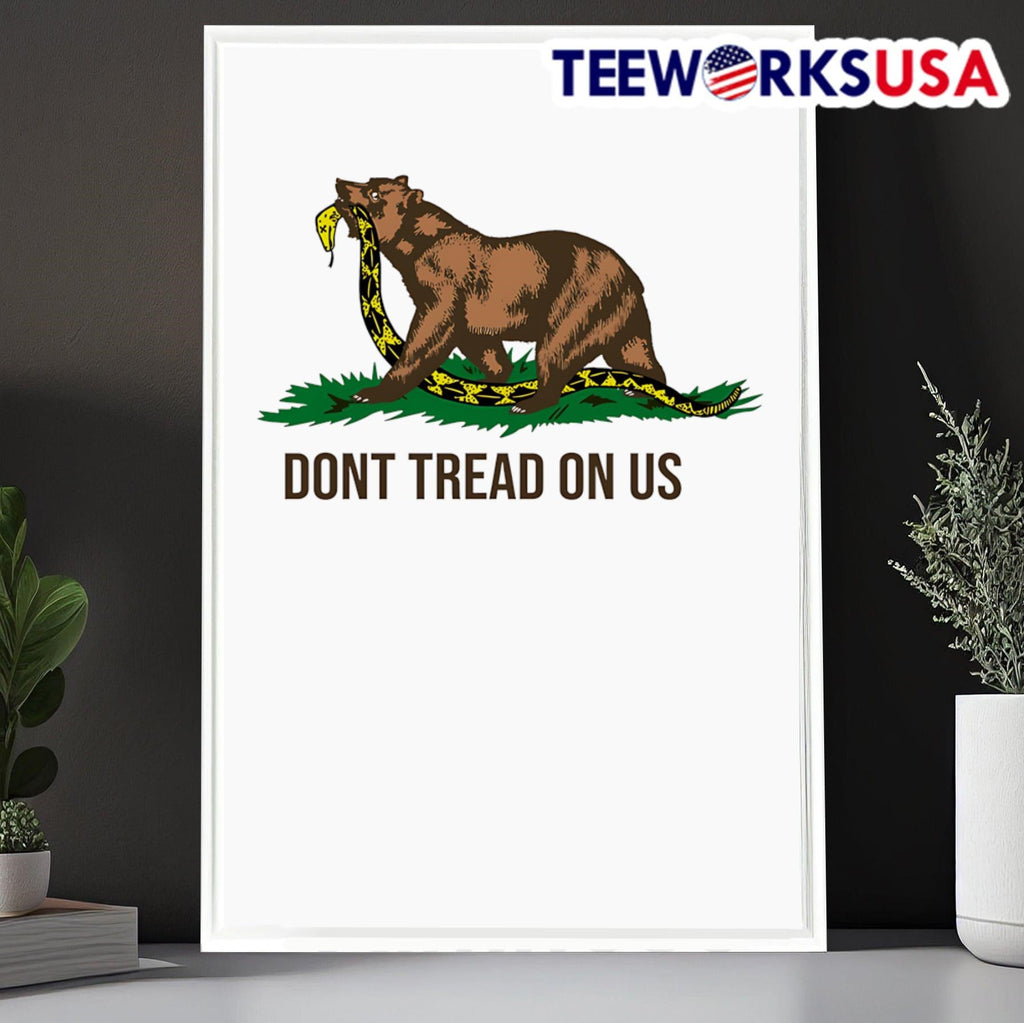 California dont tread on us - Adult & Kids T-Shirts, Sweatshirts & Hoodies apparel design preview 6