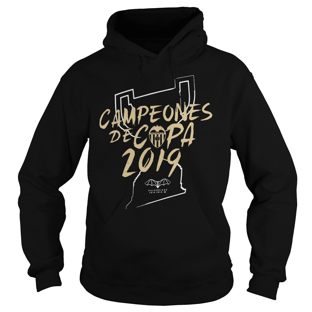 Campeones De Copa 2019 Valencia Cf - Adult & Kids T-Shirts, Sweatshirts & Hoodies apparel design preview 4