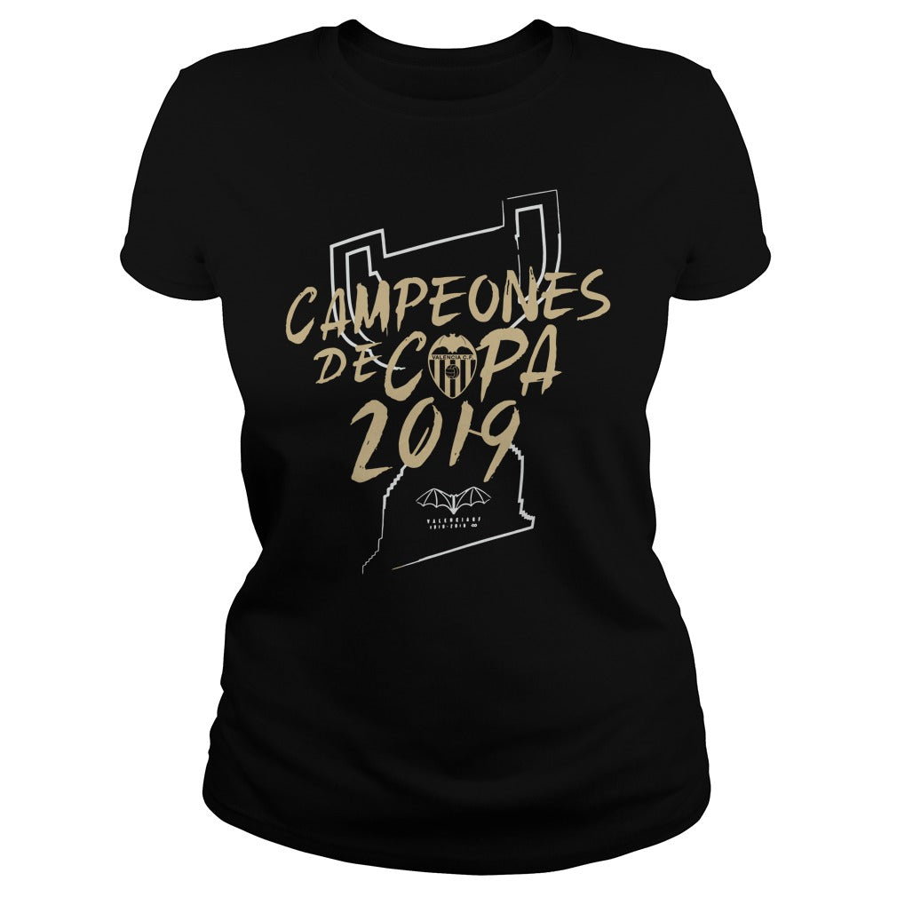 Campeones De Copa 2019 Valencia Cf - Adult & Kids T-Shirts, Sweatshirts & Hoodies apparel design preview 2