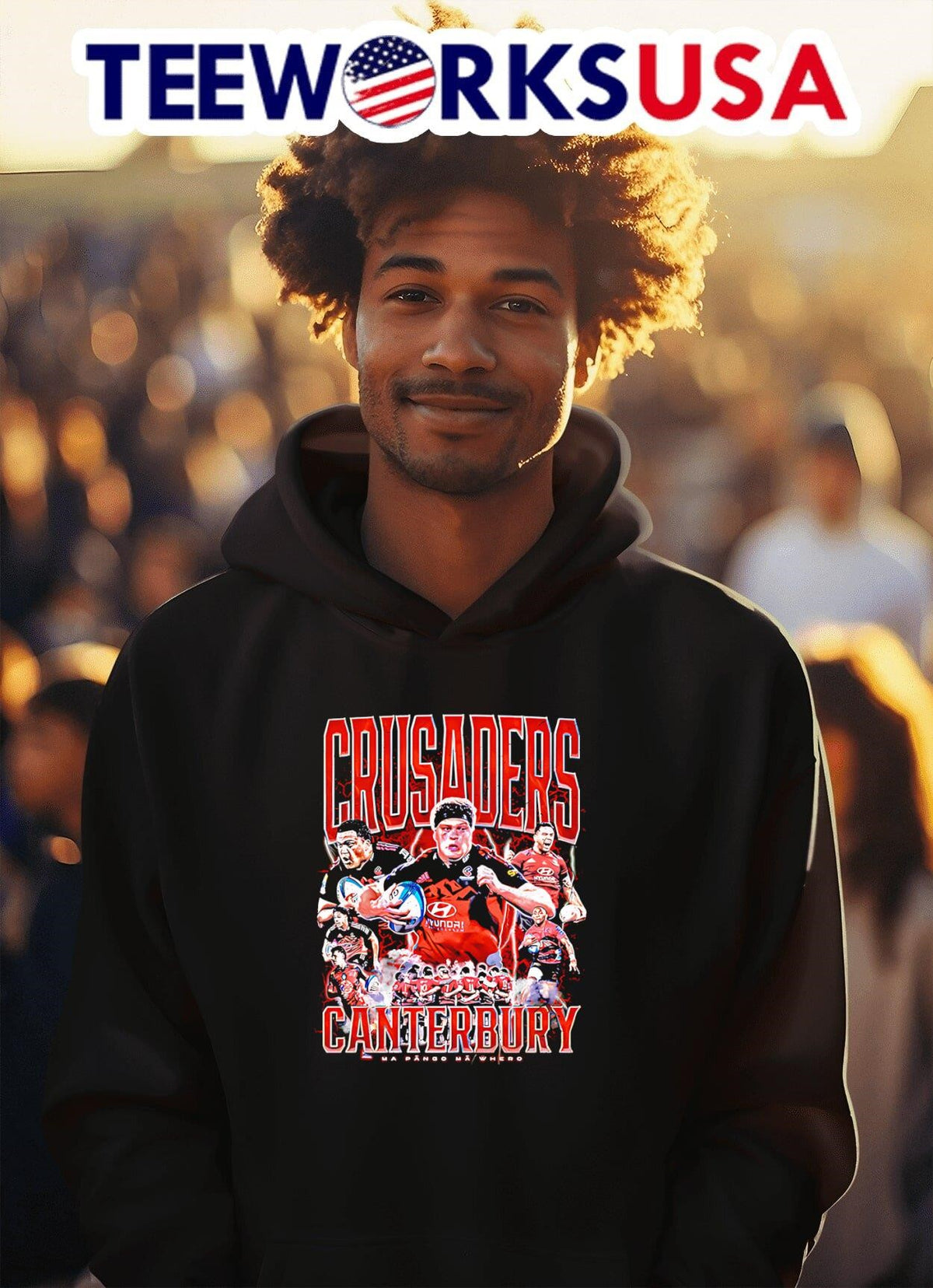 Canterbury Crusaders graphic - Adult & Kids T-Shirts, Sweatshirts & Hoodies apparel design preview 2