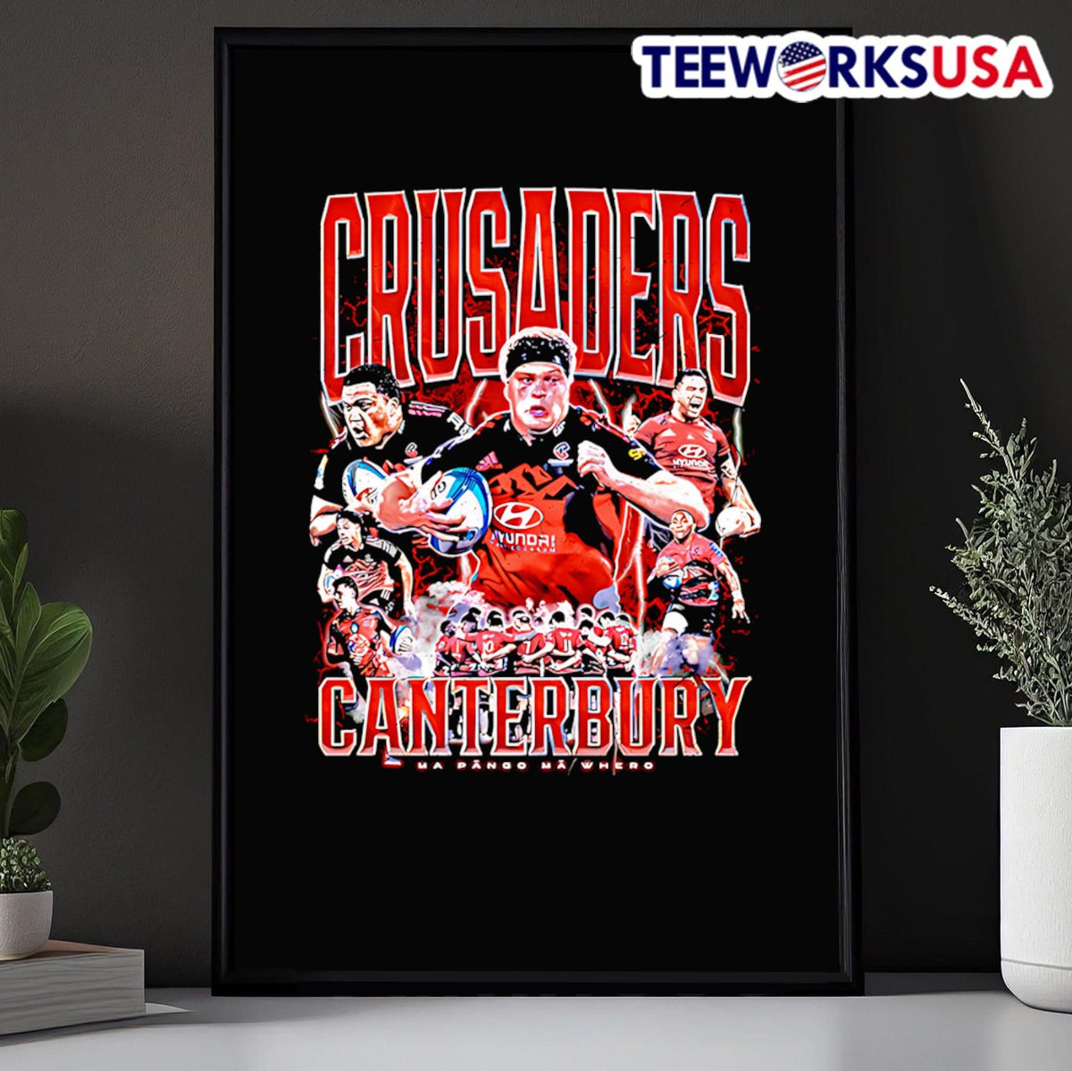 Canterbury Crusaders graphic - Adult & Kids T-Shirts, Sweatshirts & Hoodies apparel design preview 5