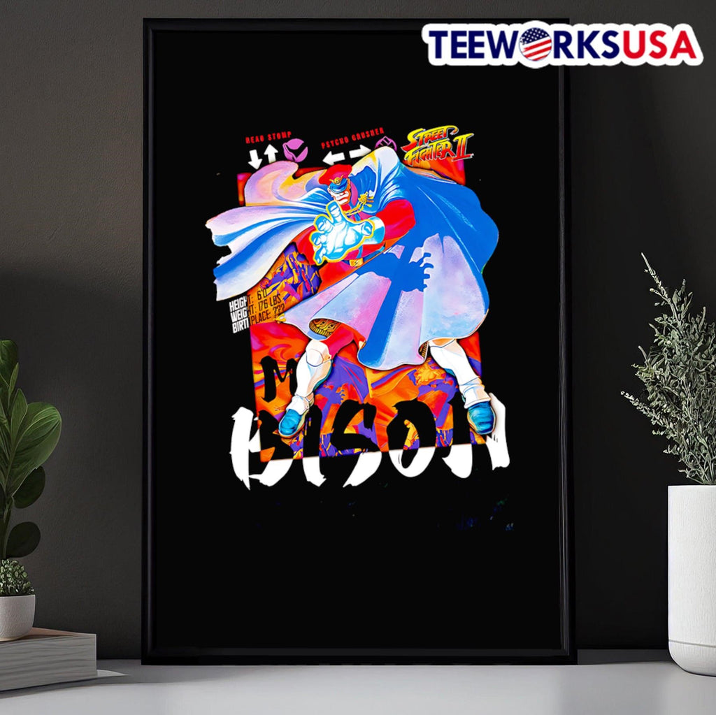 Capcom Street Fighter II M Bison - Adult & Kids T-Shirts, Sweatshirts & Hoodies apparel design preview 5