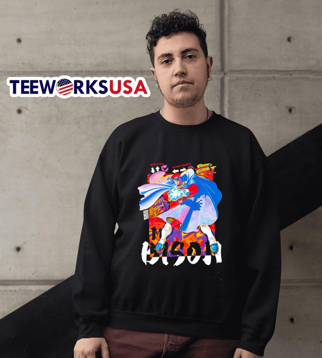 Capcom Street Fighter II M Bison - Adult & Kids T-Shirts, Sweatshirts & Hoodies apparel design preview 6