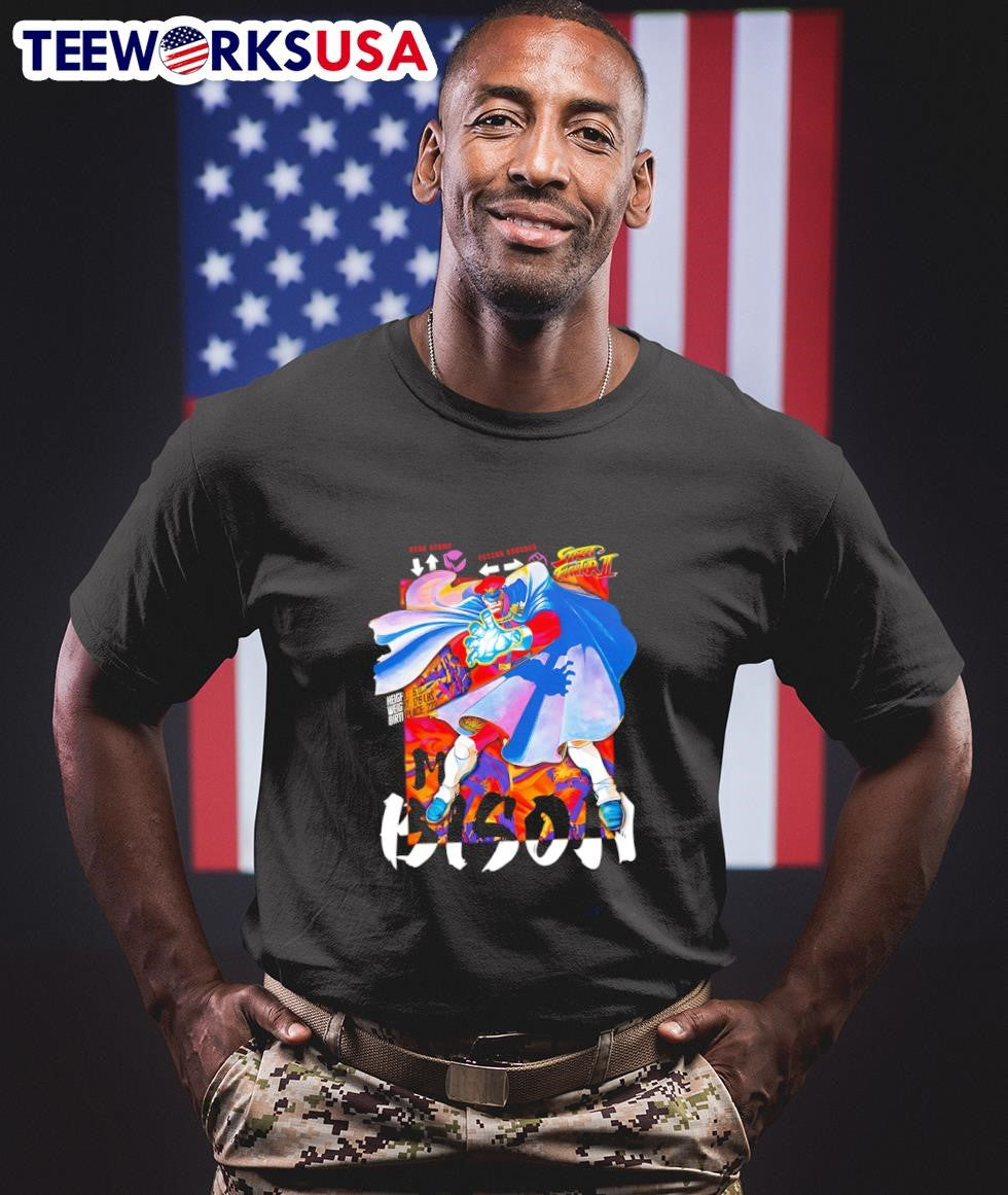 Capcom Street Fighter II M Bison - Adult & Kids T-Shirts, Sweatshirts & Hoodies apparel design preview 1