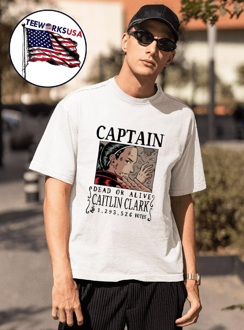 Captain Caitlin Clark dead or alive - Adult & Kids T-Shirts, Sweatshirts & Hoodies apparel design preview 1