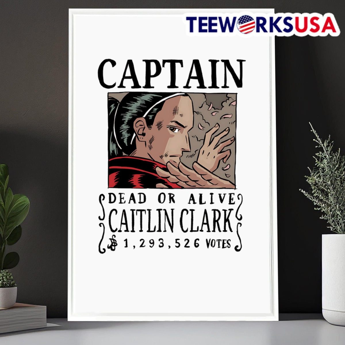 Captain Caitlin Clark dead or alive - Adult & Kids T-Shirts, Sweatshirts & Hoodies apparel design preview 6
