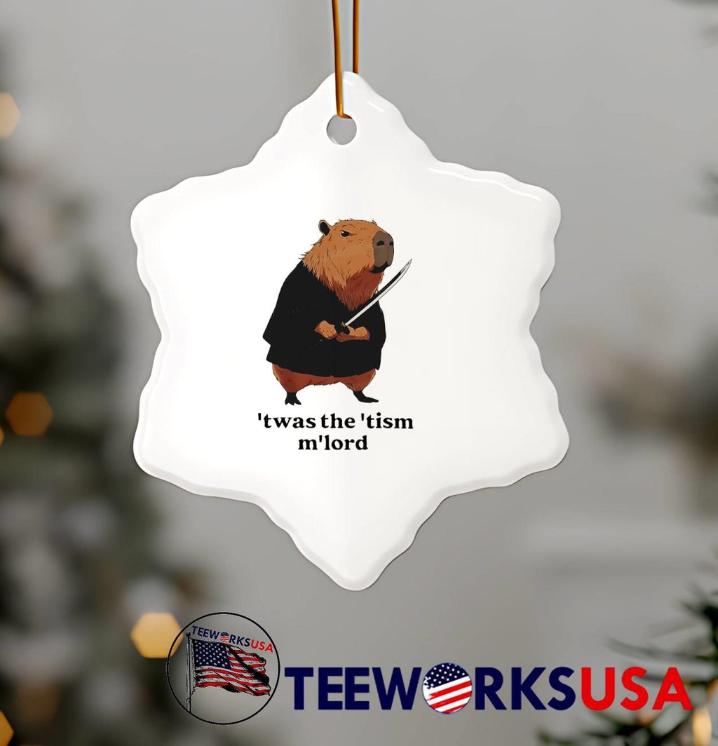 Capybara 'twas the 'tism m'lord - Adult & Kids T-Shirts, Sweatshirts & Hoodies apparel design preview 7