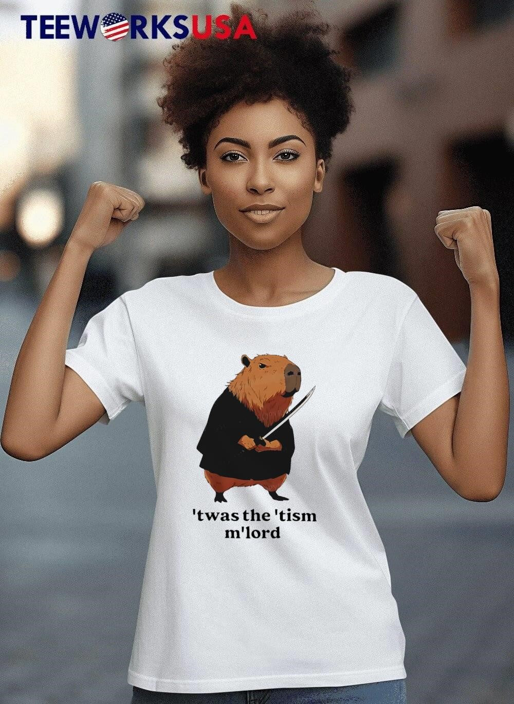 Capybara 'twas the 'tism m'lord - Adult & Kids T-Shirts, Sweatshirts & Hoodies apparel design preview 8