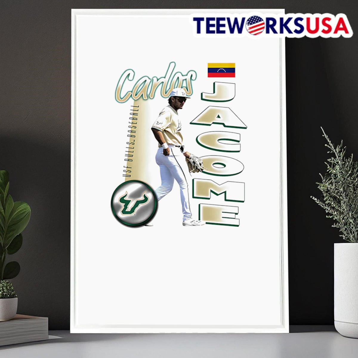 Carlos Jacome South Florida graphic - Adult & Kids T-Shirts, Sweatshirts & Hoodies apparel design preview 6