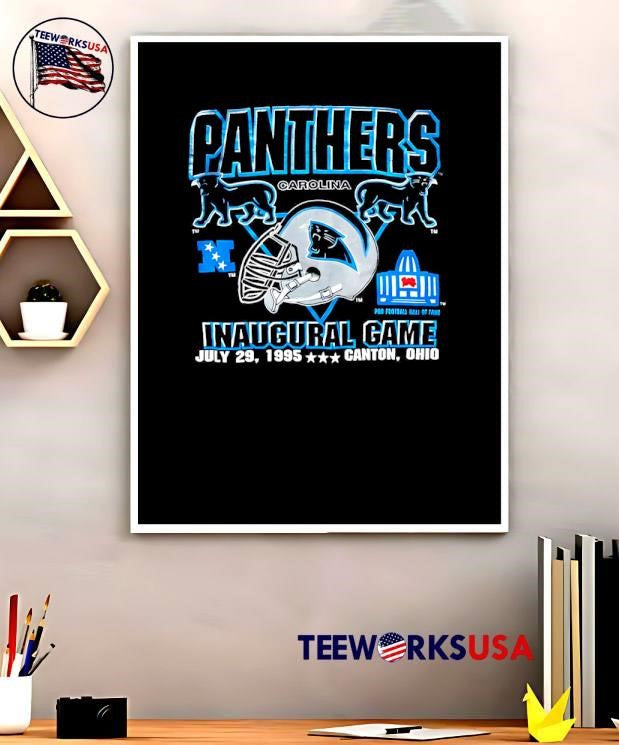 Carolina Panthers Inaugural Game Helmet vintage - Adult & Kids T-Shirts, Sweatshirts & Hoodies apparel design preview 5