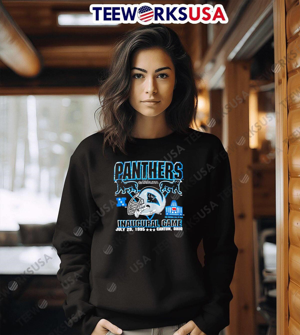 Carolina Panthers Inaugural Game Helmet vintage - Adult & Kids T-Shirts, Sweatshirts & Hoodies apparel design preview 6