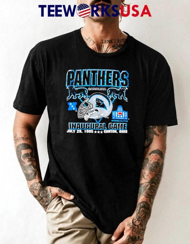 Carolina Panthers Inaugural Game Helmet vintage - Adult & Kids T-Shirts, Sweatshirts & Hoodies apparel design preview 1