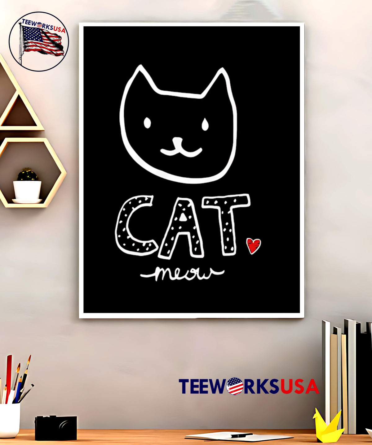 Cat Meow Nightie Womens Pet Kitten Lover - Adult & Kids T-Shirts, Sweatshirts & Hoodies apparel design preview 5
