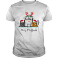 Cat Merry Fluffmas - Adult & Kids T-Shirts, Sweatshirts & Hoodies apparel design preview 1