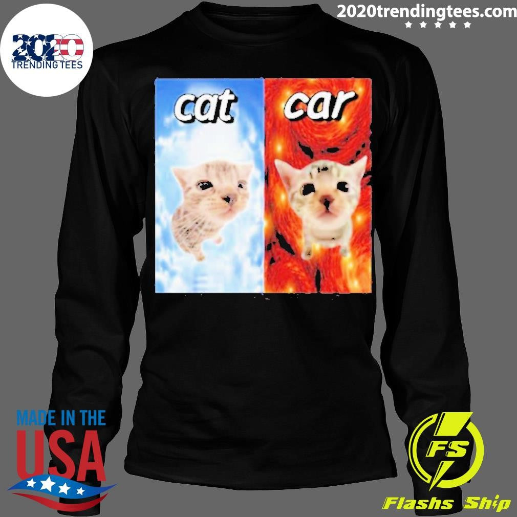 Cat Vs Car Cringey - Adult & Kids T-Shirts, Sweatshirts & Hoodies apparel design preview 4