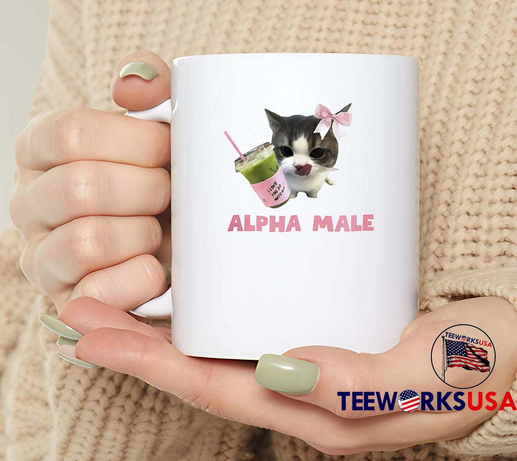 Cat meme alpha male - Adult & Kids T-Shirts, Sweatshirts & Hoodies apparel design preview 6