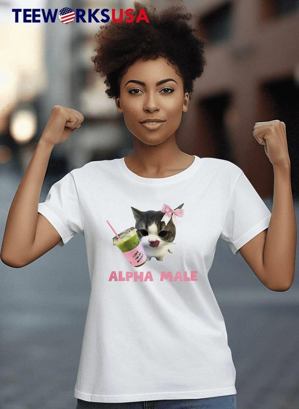 Cat meme alpha male - Adult & Kids T-Shirts, Sweatshirts & Hoodies apparel design preview 8