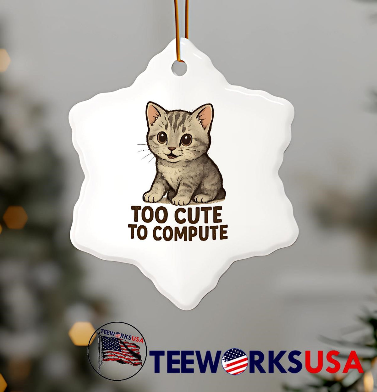 Cat too cute to compute - Adult & Kids T-Shirts, Sweatshirts & Hoodies apparel design preview 7
