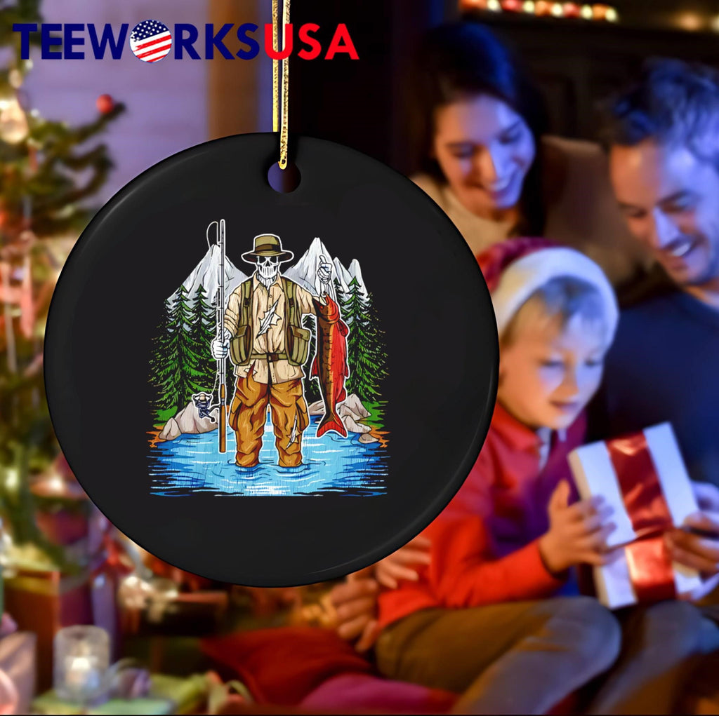 Catch Of The Day Skeleton - Adult & Kids T-Shirts, Sweatshirts & Hoodies apparel design preview 4