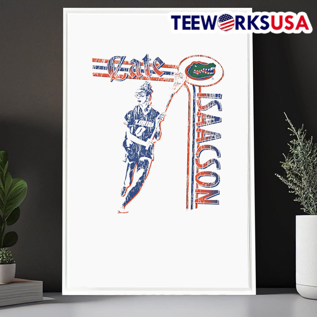 Cate Isaacson Florida lacrosse retro - Adult & Kids T-Shirts, Sweatshirts & Hoodies apparel design preview 6
