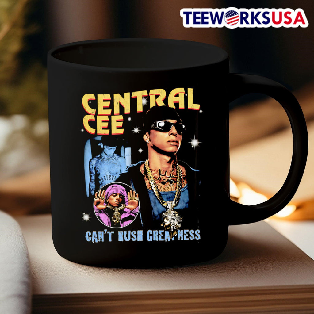 Central Cee can't rush greatness retro - Adult & Kids T-Shirts, Sweatshirts & Hoodies apparel design preview 3