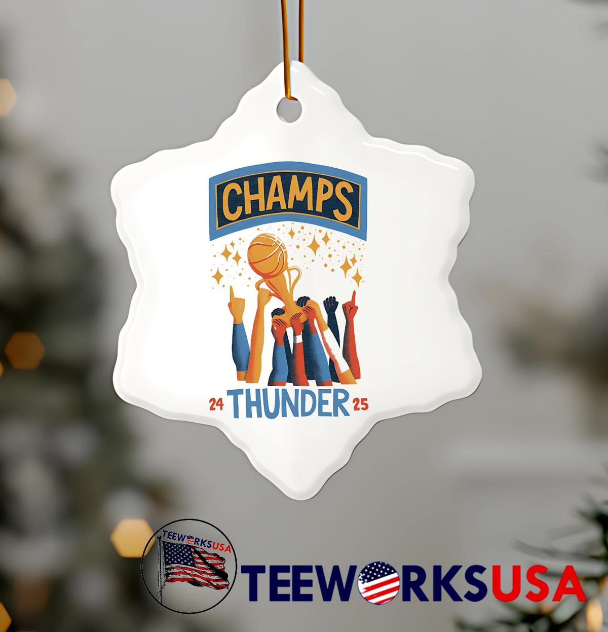 Champs Thunder 24-25 Celebration - Adult & Kids T-Shirts, Sweatshirts & Hoodies apparel design preview 7