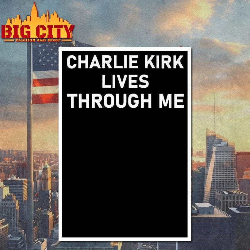 Charlie Kirk Lives Through Me - Adult & Kids T-Shirts, Sweatshirts & Hoodies apparel design preview 4