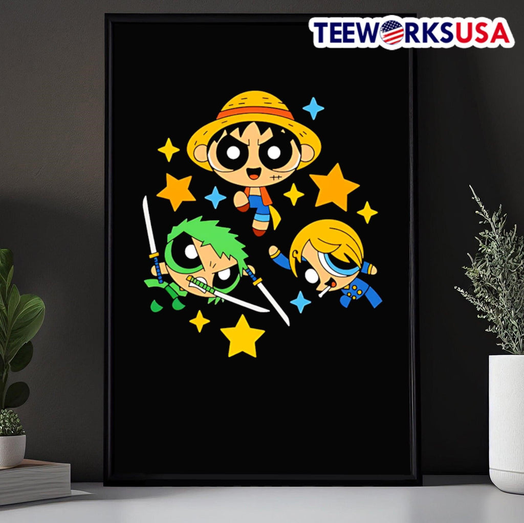 Chibi Pirates Luffy Zoro and Sanji One Piece - Adult & Kids T-Shirts, Sweatshirts & Hoodies apparel design preview 5