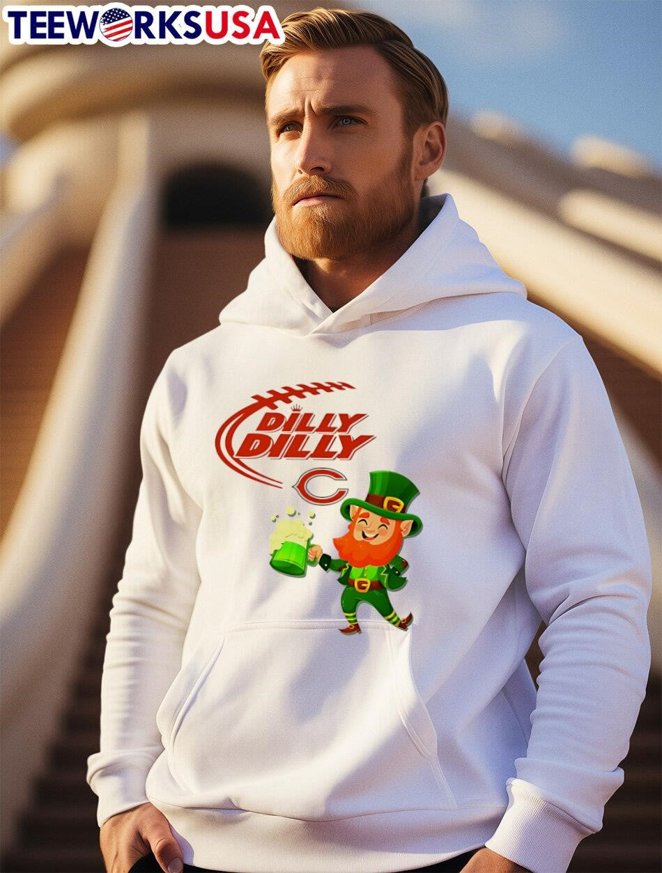 Chicago Bears Dilly Patrick Day 2025 - Adult & Kids T-Shirts, Sweatshirts & Hoodies apparel design preview 2